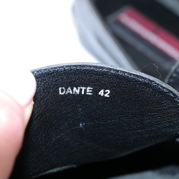 Alessandro Baroni Mens Dante Loafer Size 42 8 Black Leather Moc Toe Shoe Italy - Picture 12 of 12